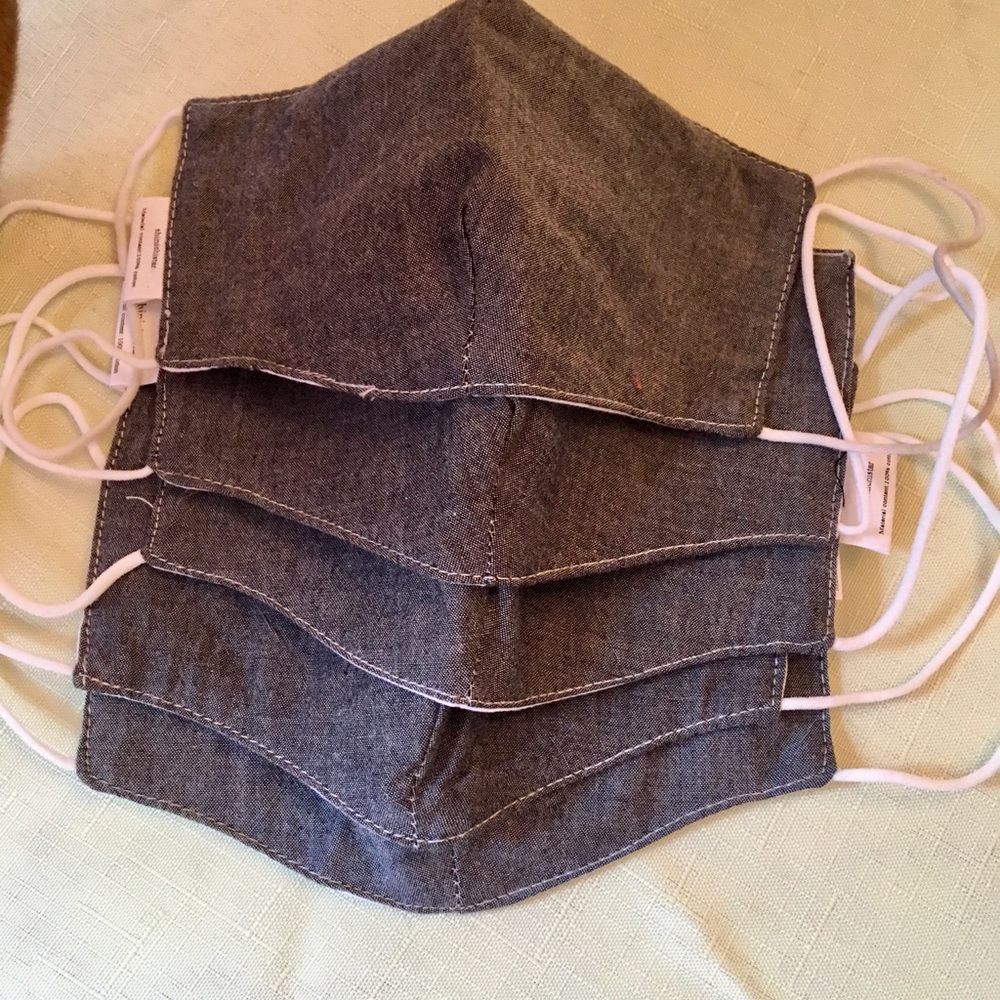 NWT 5 KID’S 100% COTTON FACE MASKS 2-Ply,Washable